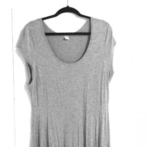 Light grey jersey dress